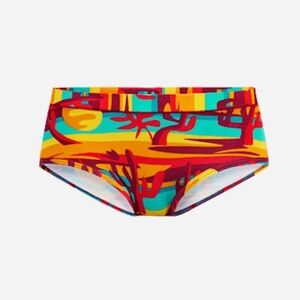 NEW MeUndies Womens FeelFree Hipster Panties Desert Sun Print Size Small NWT